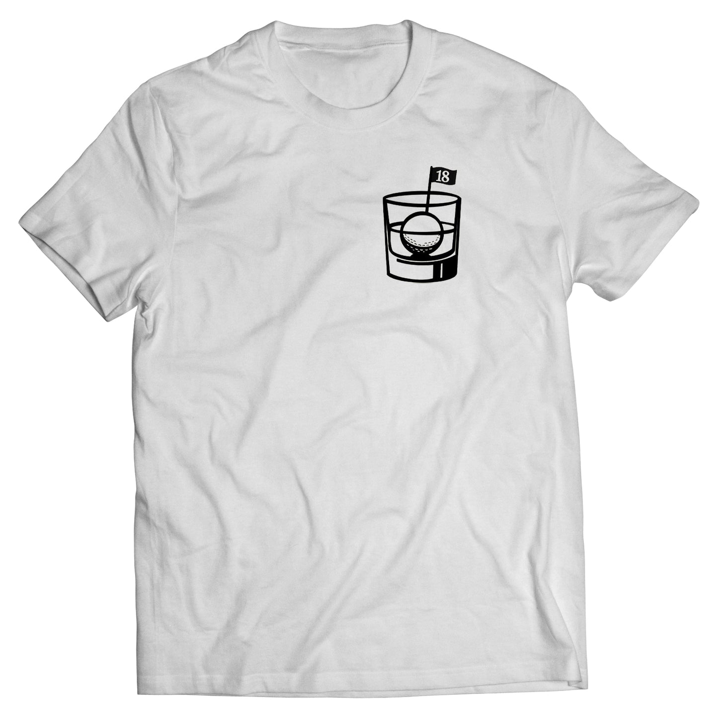 Eighteen Golf Glass White T-Shirt