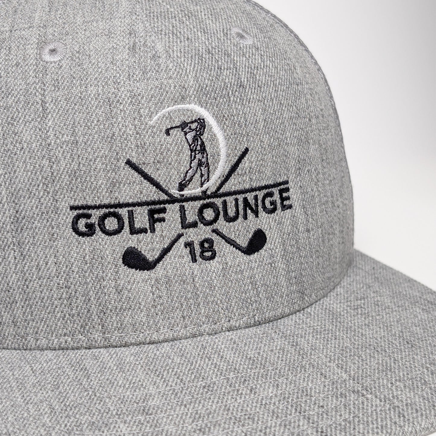 Golf Lounge 18 Gray Trucker Hat